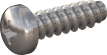 STP320600200C, Screw for Plastic, STP32 6.0x20.0 - H3, stainless-steel A4, 1.4578, bright, pickled and passivated