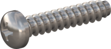 STP320600300E, Screw for Plastic, STP32 6.0x30.0 - H3, stainless-steel A2, 1.4567, bright, pickled and passivated
