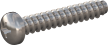 STP320600350E, Screw for Plastic, STP32 6.0x35.0 - H3, stainless-steel A2, 1.4567, bright, pickled and passivated