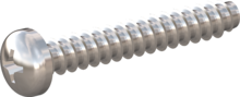 STP320600380C, Screw for Plastic, STP32 6.0x38.0 - H3, stainless-steel A4, 1.4578, bright, pickled and passivated