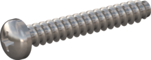 STP320600400C, Screw for Plastic, STP32 6.0x40.0 - H3, stainless-steel A4, 1.4578, bright, pickled and passivated
