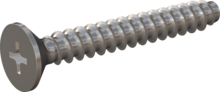 STP330220160E, Screw for Plastic, STP33 2.2x16.0 - H1, stainless-steel A2, 1.4567, bright, pickled and passivated