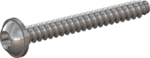 STP380350300E, Screw for Plastic, STP38 3.5x30.0 - T15, stainless-steel A2, 1.4567, bright, pickled and passivated
