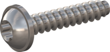STP380400200C, Screw for Plastic, STP38 4.0x20.0 - T20, stainless-steel A4, 1.4578, bright, pickled and passivated