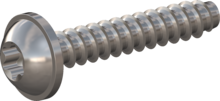 STP380400220E, Screw for Plastic, STP38 4.0x22.0 - T20, stainless-steel A2, 1.4567, bright, pickled and passivated