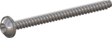 STP380400500E, Screw for Plastic, STP38 4.0x50.0 - T20, stainless-steel A2, 1.4567, bright, pickled and passivated