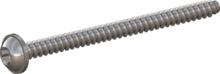 STP380400550E, Screw for Plastic, STP38 4.0x55.0 - T20, stainless-steel A2, 1.4567, bright, pickled and passivated