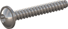 STP380800550E, Screw for Plastic, STP38 8.0x55.0 - T40, stainless-steel A2, 1.4567, bright, pickled and passivated