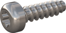 Screw for Plastic, STP39 3.0x10.0 - T10, stainless-steel A2, 1.4567, bright, pickled and passivated