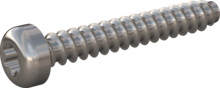 STP390300200E, Screw for Plastic, STP39 3.0x20.0 - T10, stainless-steel A2, 1.4567, bright, pickled and passivated