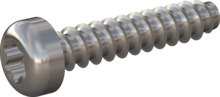STP390350170C, Screw for Plastic, STP39 3.5x17.0 - T15, stainless-steel A4, 1.4578, bright, pickled and passivated