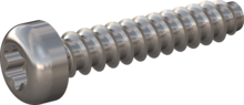STP390350180C, Screw for Plastic, STP39 3.5x18.0 - T15, stainless-steel A4, 1.4578, bright, pickled and passivated