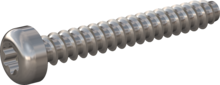 STP390350250C, Screw for Plastic, STP39 3.5x25.0 - T15, stainless-steel A4, 1.4578, bright, pickled and passivated