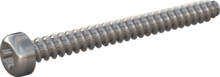 STP390350350E, Screw for Plastic, STP39 3.5x35.0 - T15, stainless-steel A2, 1.4567, bright, pickled and passivated