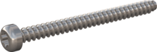 STP390350400E, Screw for Plastic, STP39 3.5x40.0 - T15, stainless-steel A2, 1.4567, bright, pickled and passivated