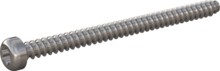 STP390400550E, Screw for Plastic, STP39 4.0x55.0 - T20, stainless-steel A2, 1.4567, bright, pickled and passivated