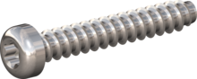 STP390450280E, Screw for Plastic, STP39 4.5x28.0 - T20, stainless-steel A2, 1.4567, bright, pickled and passivated