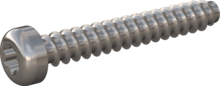 STP390450300E, Screw for Plastic, STP39 4.5x30.0 - T20, stainless-steel A2, 1.4567, bright, pickled and passivated