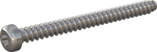 STP390450500E, Screw for Plastic, STP39 4.5x50.0 - T20, stainless-steel A2, 1.4567, bright, pickled and passivated