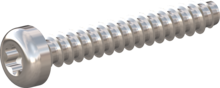 STP390500320E, Screw for Plastic, STP39 5.0x32.0 - T25, stainless-steel A2, 1.4567, bright, pickled and passivated