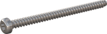 STP390500700E, Screw for Plastic, STP39 5.0x70.0 - T25, stainless-steel A2, 1.4567, bright, pickled and passivated