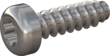 STP390600200E, Screw for Plastic, STP39 6.0x20.0 - T30, stainless-steel A2, 1.4567, bright, pickled and passivated