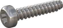 STP390600300C, Screw for Plastic, STP39 6.0x30.0 - T30, stainless-steel A4, 1.4578, bright, pickled and passivated