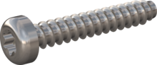 STP390600350C, Screw for Plastic, STP39 6.0x35.0 - T30, stainless-steel A4, 1.4578, bright, pickled and passivated
