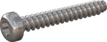 STP390600400C, Screw for Plastic, STP39 6.0x40.0 - T30, stainless-steel A4, 1.4578, bright, pickled and passivated