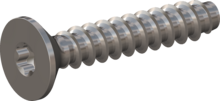 STP410220120E, Screw for Plastic, STP41 2.2x12.0 - T6, stainless-steel A2, 1.4567, bright, pickled and passivated