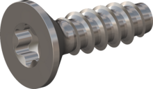 STP410400130C, Screw for Plastic, STP41 4.0x13.0 - T20, stainless-steel A4, 1.4578, bright, pickled and passivated