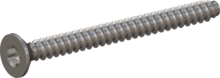 STP410400450E, Screw for Plastic, STP41 4.0x45.0 - T20, stainless-steel A2, 1.4567, bright, pickled and passivated