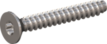 STP410450320E, Screw for Plastic, STP41 4.5x32.0 - T20, stainless-steel A2, 1.4567, bright, pickled and passivated