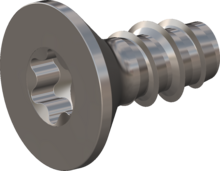 STP410500110C, Screw for Plastic, STP41 5.0x11.0 - T25, stainless-steel A4, 1.4578, bright, pickled and passivated