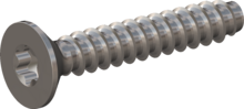 STP410600350E, Screw for Plastic, STP41 6.0x35.0 - T30, stainless-steel A2, 1.4567, bright, pickled and passivated