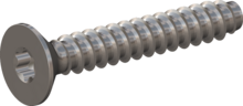 STP410800500E, Screw for Plastic, STP41 8.0x50.0 - T40, stainless-steel A2, 1.4567, bright, pickled and passivated