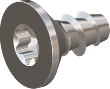 STP41A0200040E, Screw for Plastic, STP41A 2.0x4.0 - T6, stainless-steel A2, 1.4567, bright, pickled and passivated