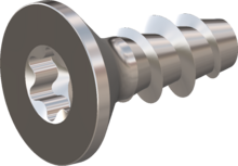 STP41A0200050E, Screw for Plastic, STP41A 2.0x5.0 - T6, stainless-steel A2, 1.4567, bright, pickled and passivated