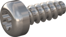 STP420300080E, Screw for Plastic, STP42 3.0x8.0 - TT10, stainless-steel A2, 1.4567, bright, pickled and passivated