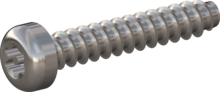 STP420300170E, Screw for Plastic, STP42 3.0x17.0 - TT10, stainless-steel A2, 1.4567, bright, pickled and passivated