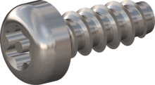 STP420350090E, Screw for Plastic, STP42 3.5x9.0 - TT15, stainless-steel A2, 1.4567, bright, pickled and passivated