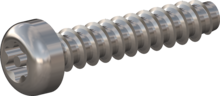 STP420350170E, Screw for Plastic, STP42 3.5x17.0 - TT15, stainless-steel A2, 1.4567, bright, pickled and passivated