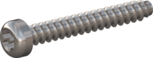 STP420350250E, Screw for Plastic, STP42 3.5x25.0 - TT15, stainless-steel A2, 1.4567, bright, pickled and passivated