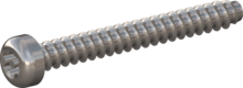 STP420350300E, Screw for Plastic, STP42 3.5x30.0 - TT15, stainless-steel A2, 1.4567, bright, pickled and passivated