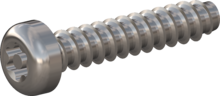 STP420600300E, Screw for Plastic, STP42 6.0x30.0 - TT30, stainless-steel A2, 1.4567, bright, pickled and passivated