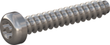 STP420600350E, Screw for Plastic, STP42 6.0x35.0 - TT30, stainless-steel A2, 1.4567, bright, pickled and passivated