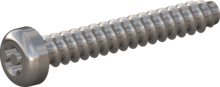 STP420600400E, Screw for Plastic, STP42 6.0x40.0 - TT30, stainless-steel A2, 1.4567, bright, pickled and passivated